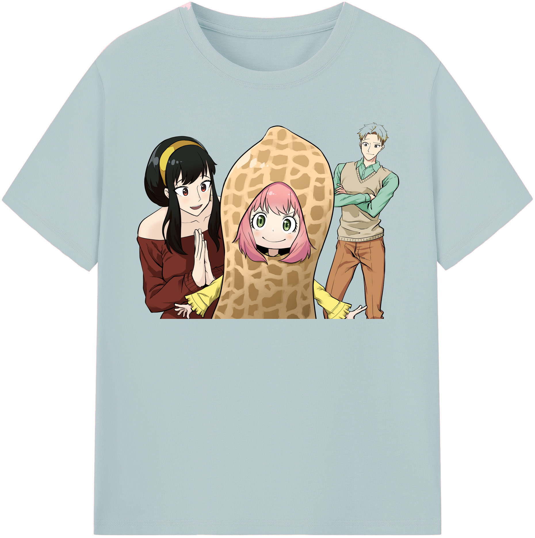 （画像用） SPY×FAMILY间谍家家酒 綿100％半袖Tシャツ（フロントプリント）